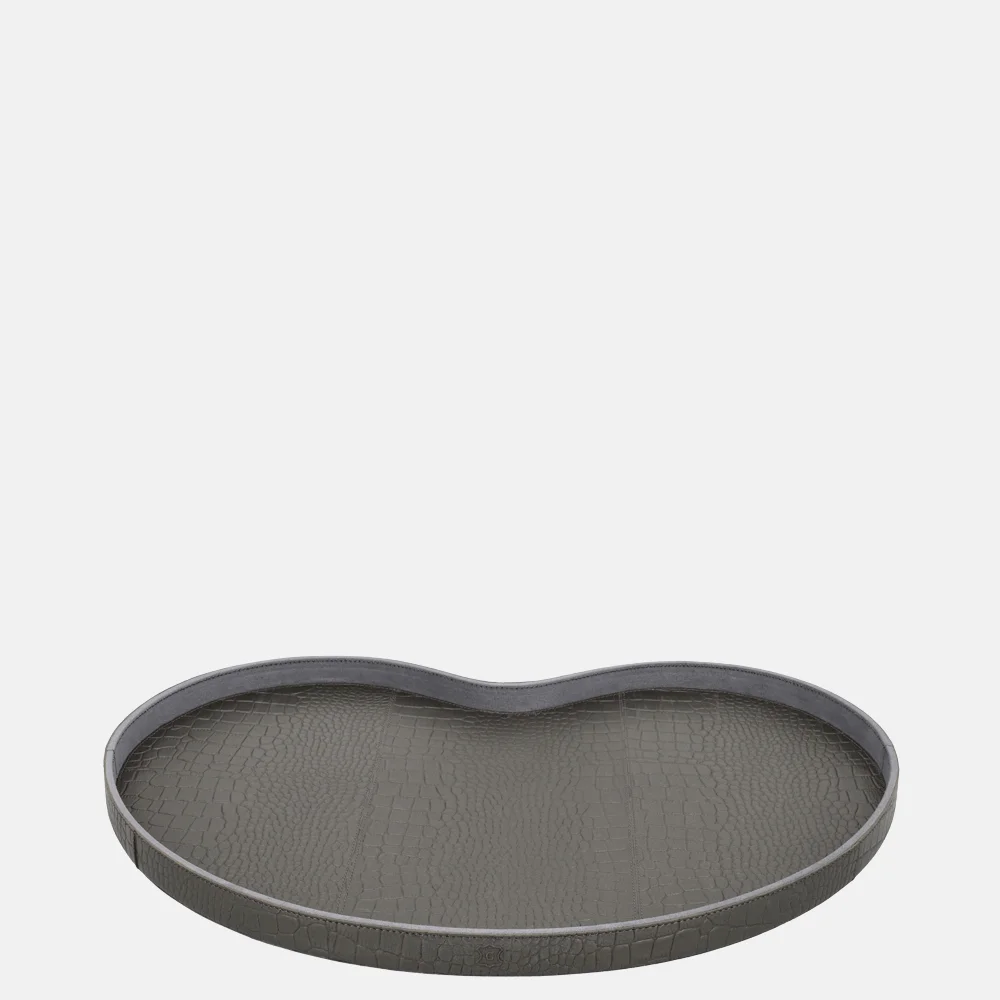 Chamada leren dienblad kidney croco Large antraciet