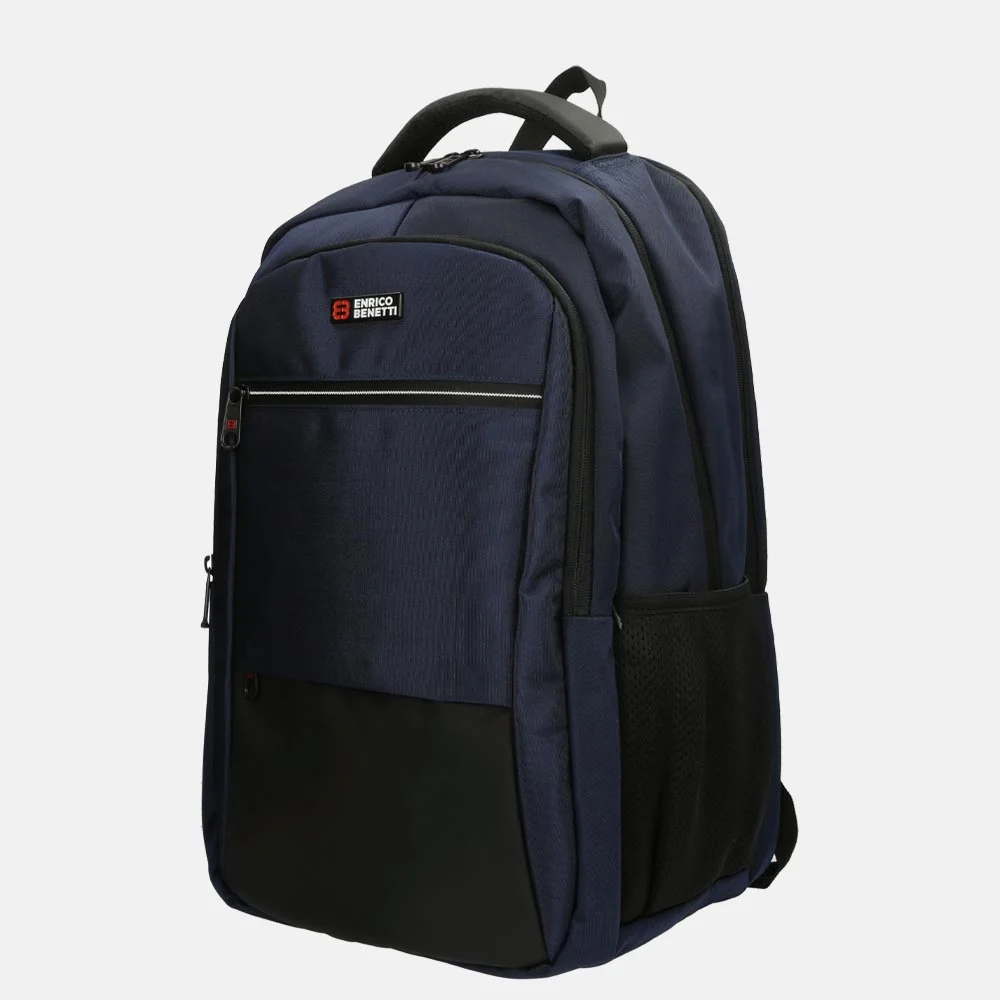 Enrico Benetti Zürich laptoprugzak 15 inch blauw bij Duifhuizen