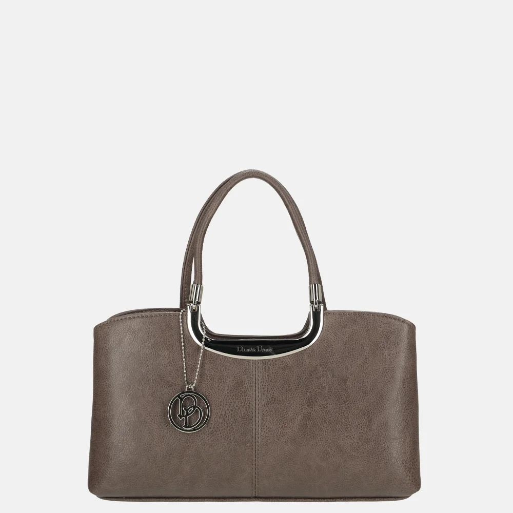 Daniele Donati handtas dark taupe bij Duifhuizen
