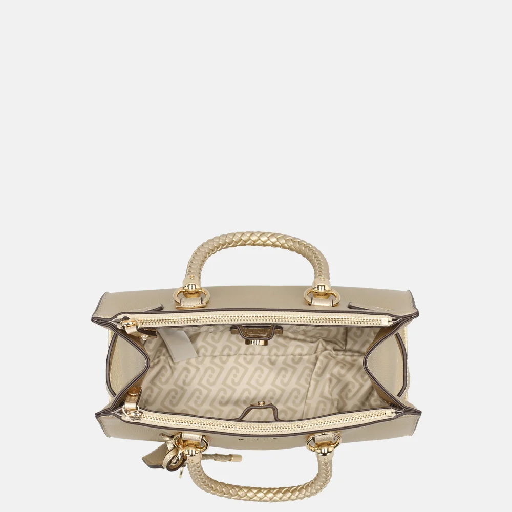 Liu Jo Manhattan Boston satchel handtas S light gold bij Duifhuizen