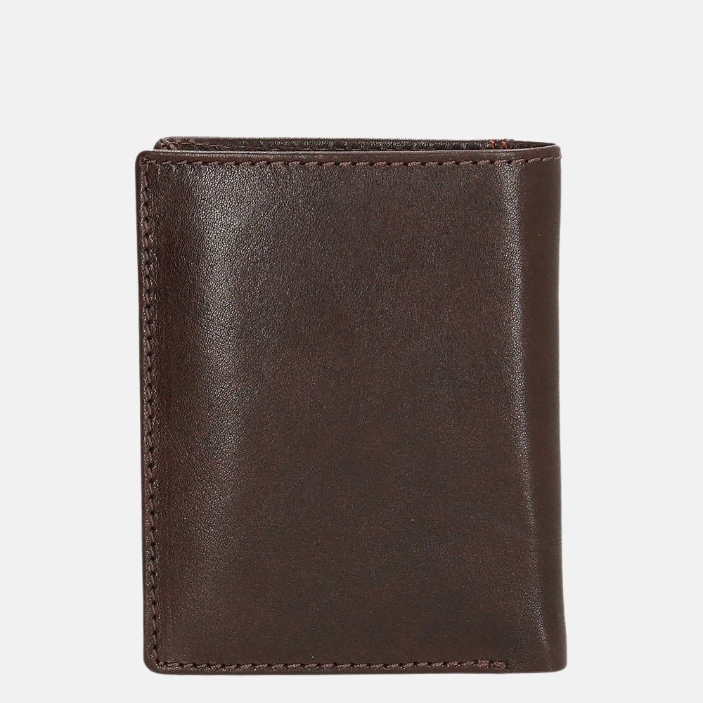 Micmacbags Wallstreet billfold dark brown bij Duifhuizen