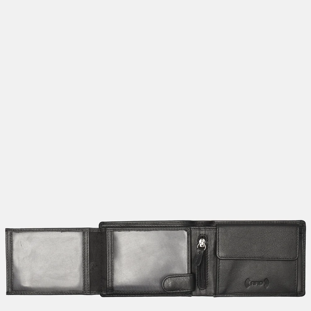 Bear Design billfold zwart bij Duifhuizen