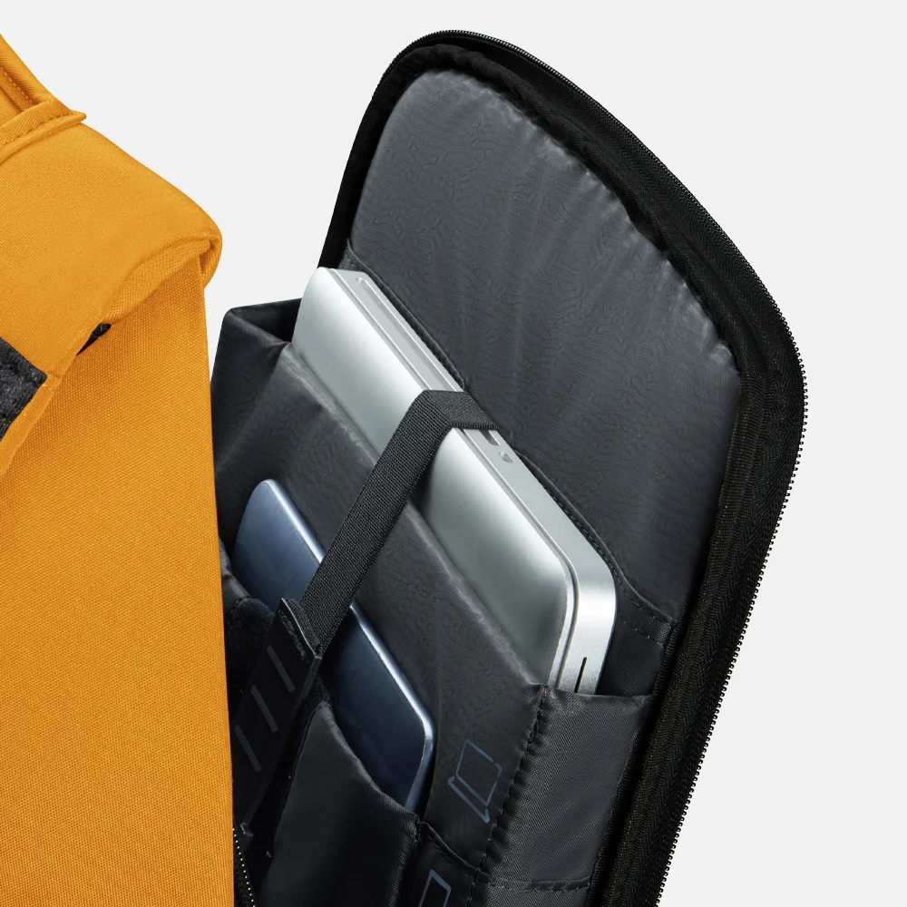 Samsonite Securipak 2.0 anti diefstal laptoprugzak 15.6 inch radiant yellow bij Duifhuizen