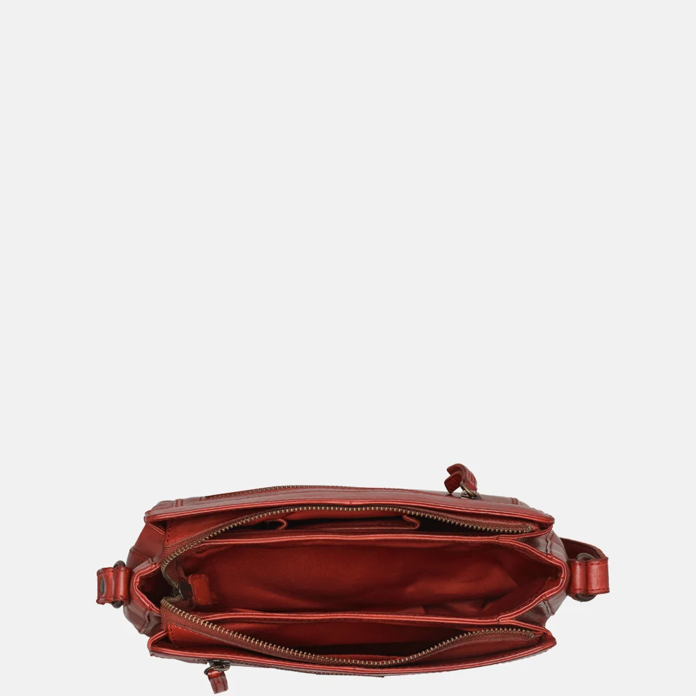 Bear Design Miley crossbody tas red bij Duifhuizen