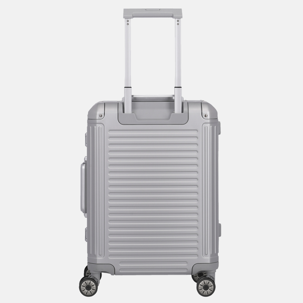 Travelite Next handbagage koffer 55 cm silver bij Duifhuizen