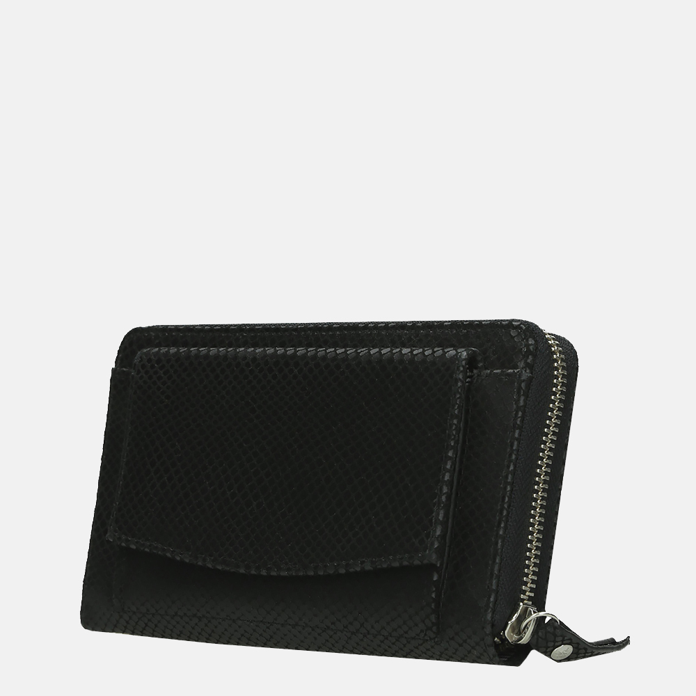 Loulou Essentiels Queen portemonnee black bij Duifhuizen