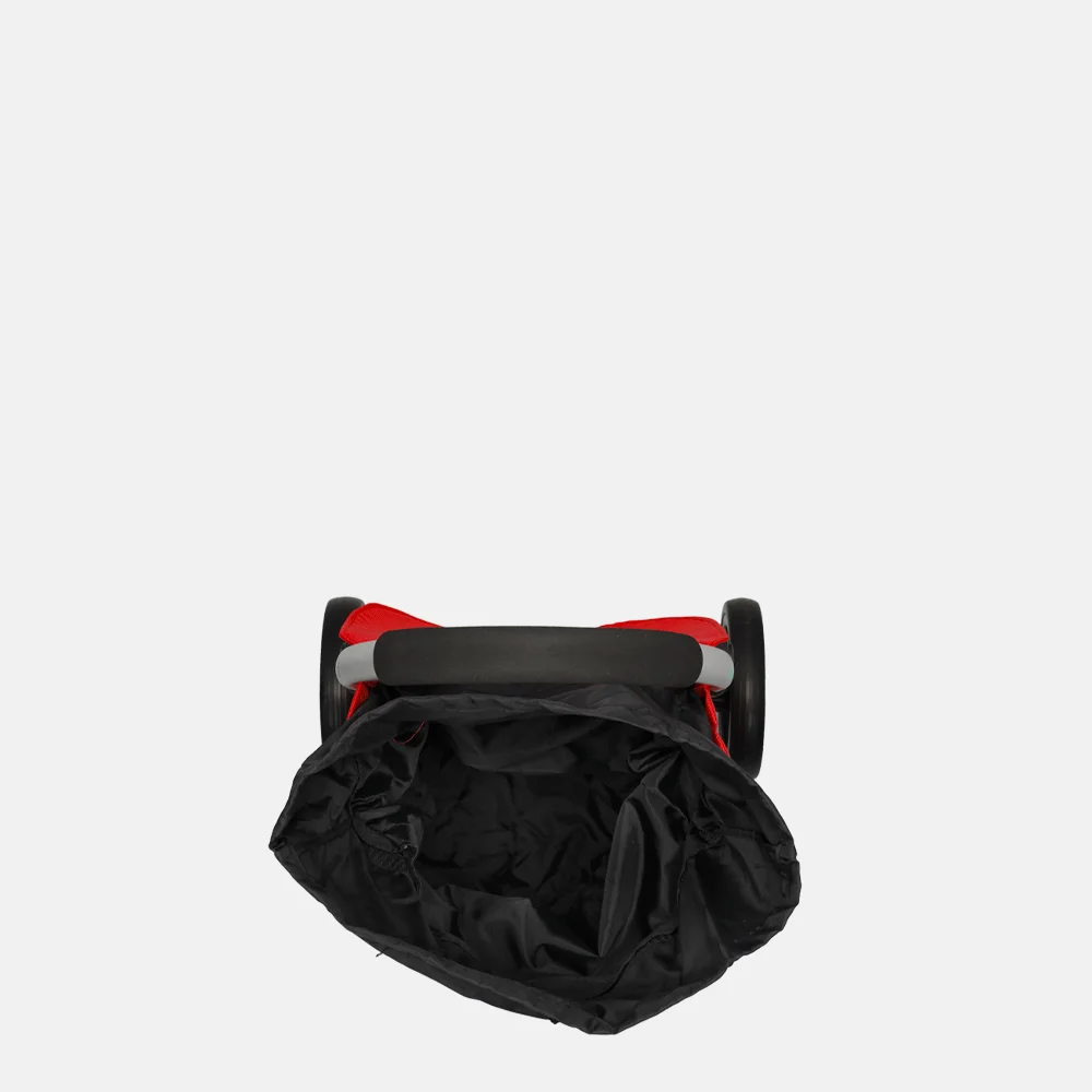 Playmarket Go Two compact boodschappentrolley rood bij Duifhuizen