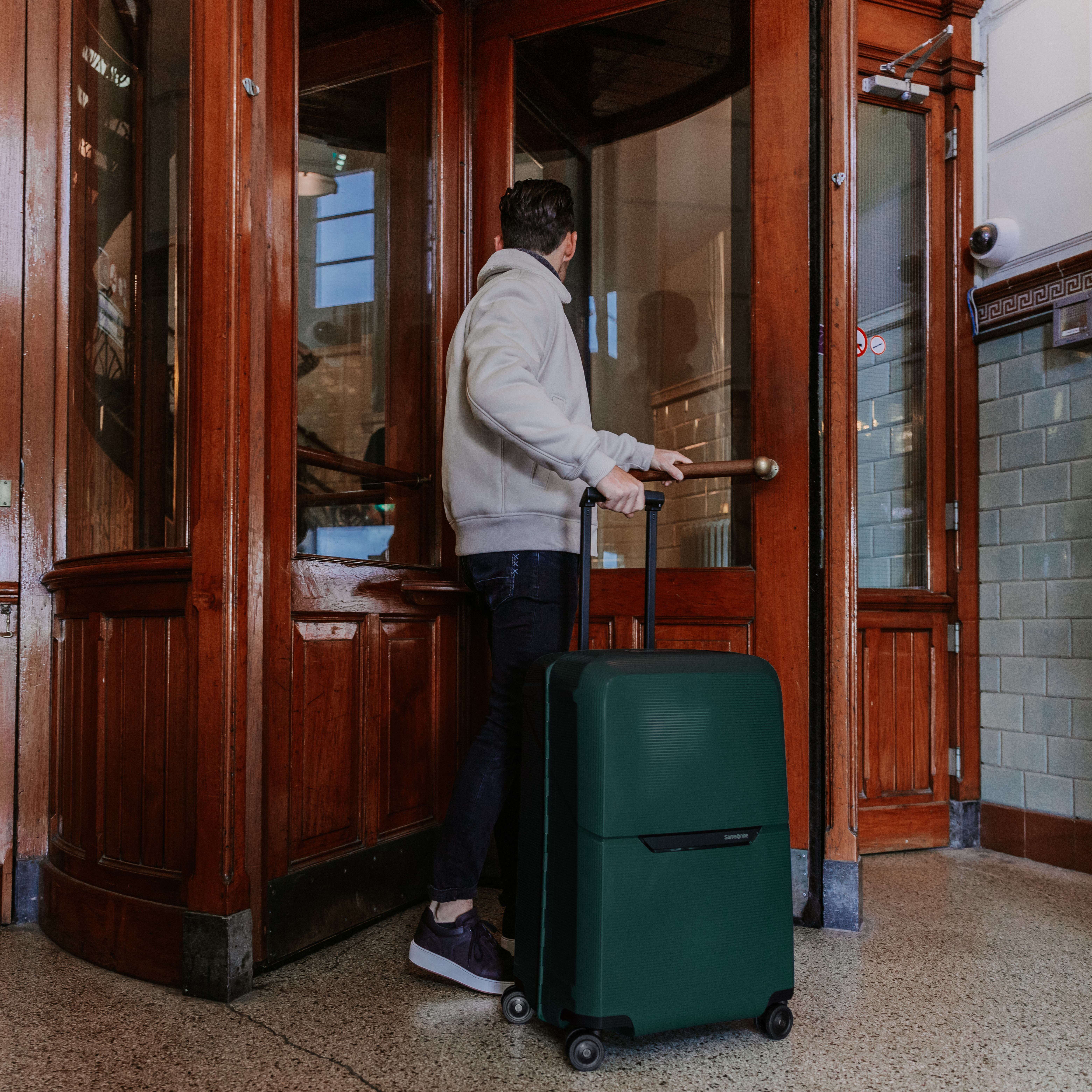 Samsonite Magnum ECO koffer 75 cm forest green bij Duifhuizen
