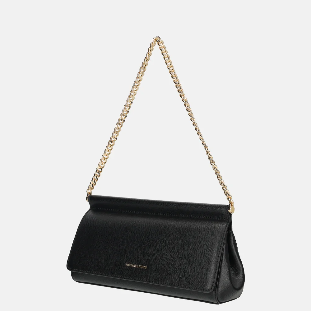 Michael Kors Carmine clutch black bij Duifhuizen