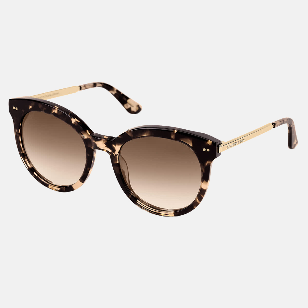Kapten & Son Paris zonnebril crystal tortoise brown bij Duifhuizen