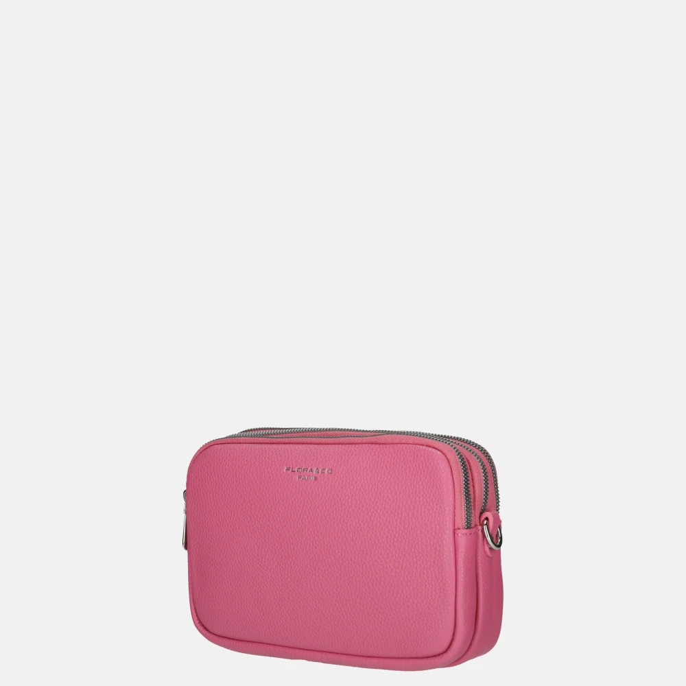 Flora & Co crossbody tas fuchsia bij Duifhuizen