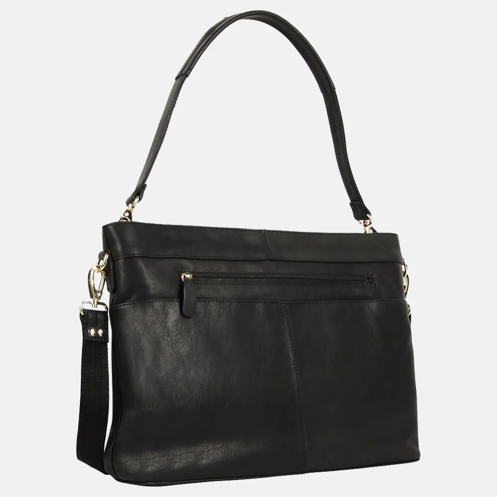 Plevier Millau laptoptas 15 inch zwart bij Duifhuizen