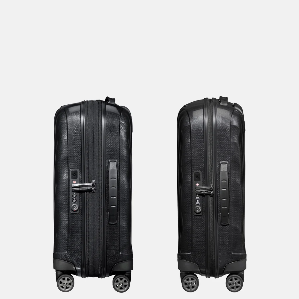 Samsonite C-Lite handbagage koffer 55 cm uitbreidbaar black bij Duifhuizen
