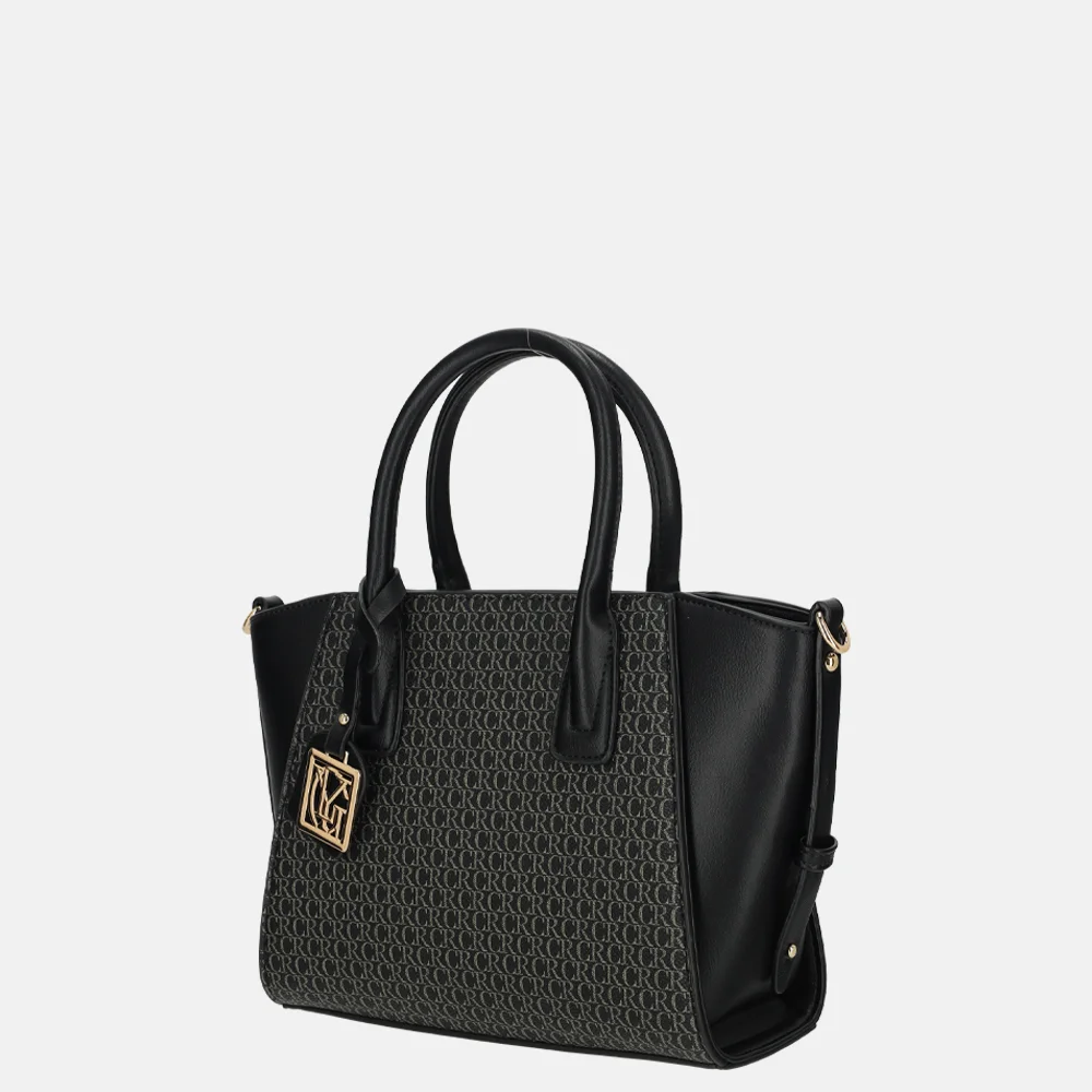 Firenze Logo handtas black bij Duifhuizen