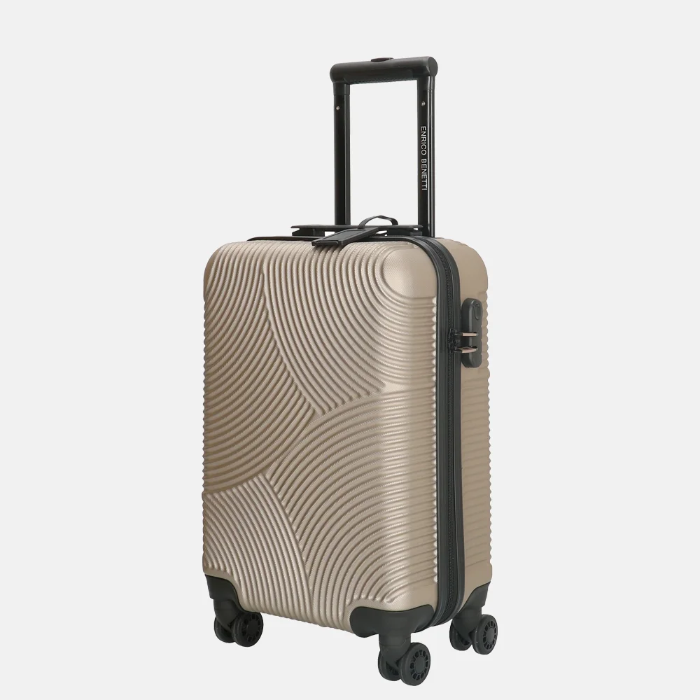 Enrico Benetti Louisville koffer 55 cm champagne bij Duifhuizen