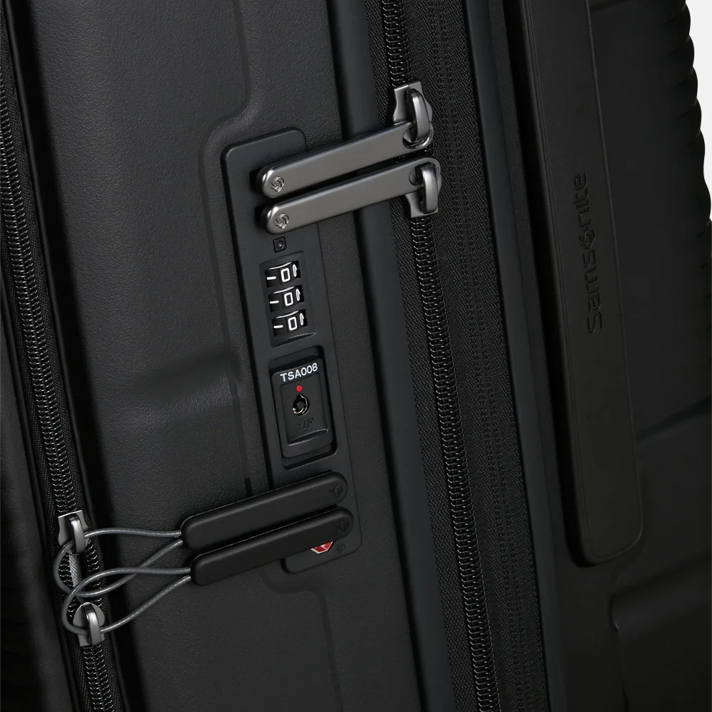 Samsonite Paralux HS Spinner reiskoffer expendable 75 cm black bij Duifhuizen
