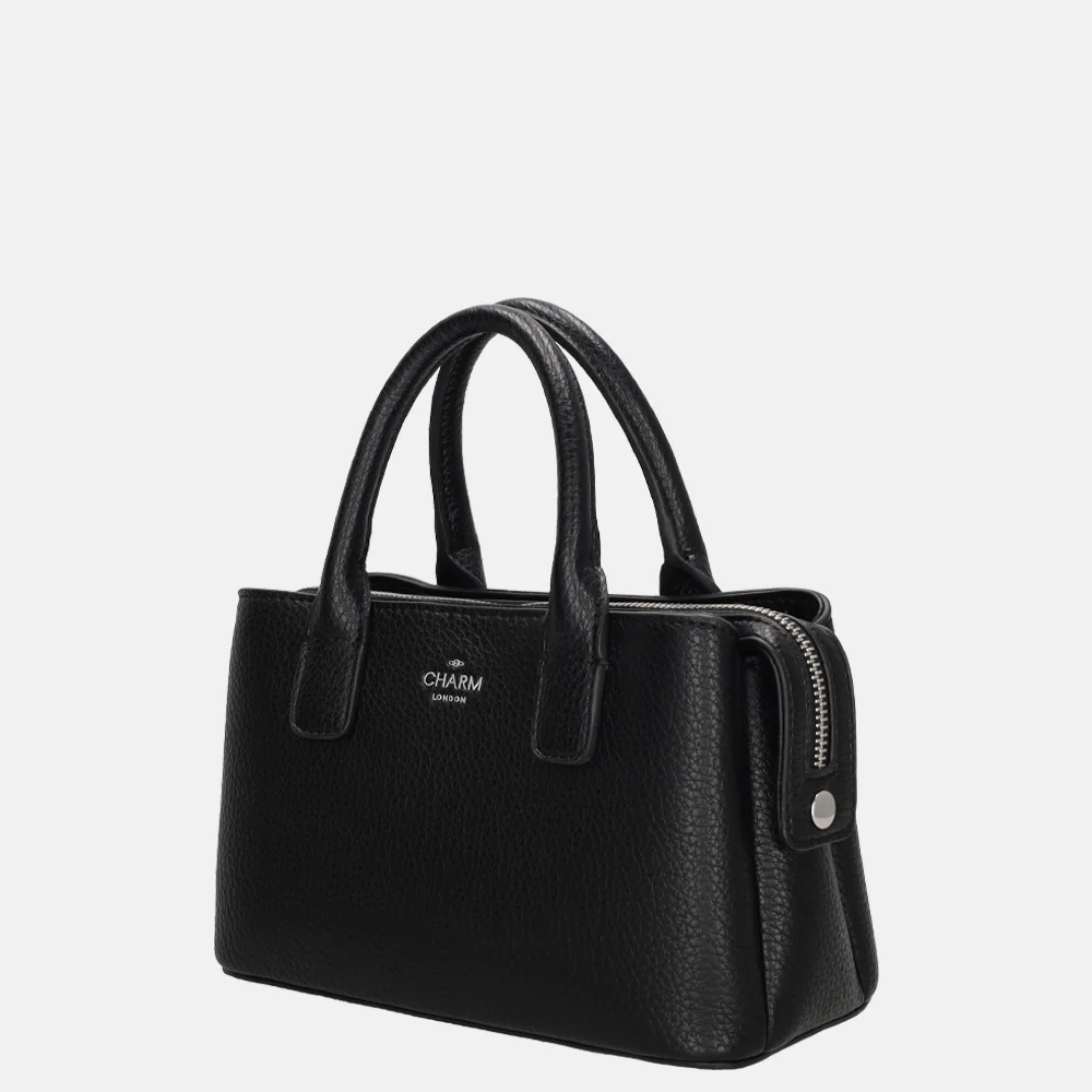 Charm London Muggiano handtas S zwart bij Duifhuizen