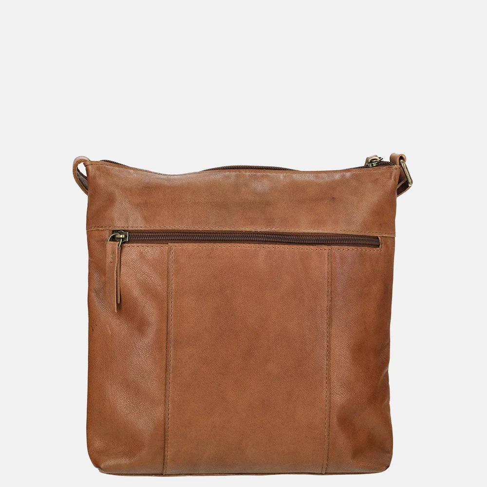Enrico Benetti Sicily crossbody tas cognac bij Duifhuizen