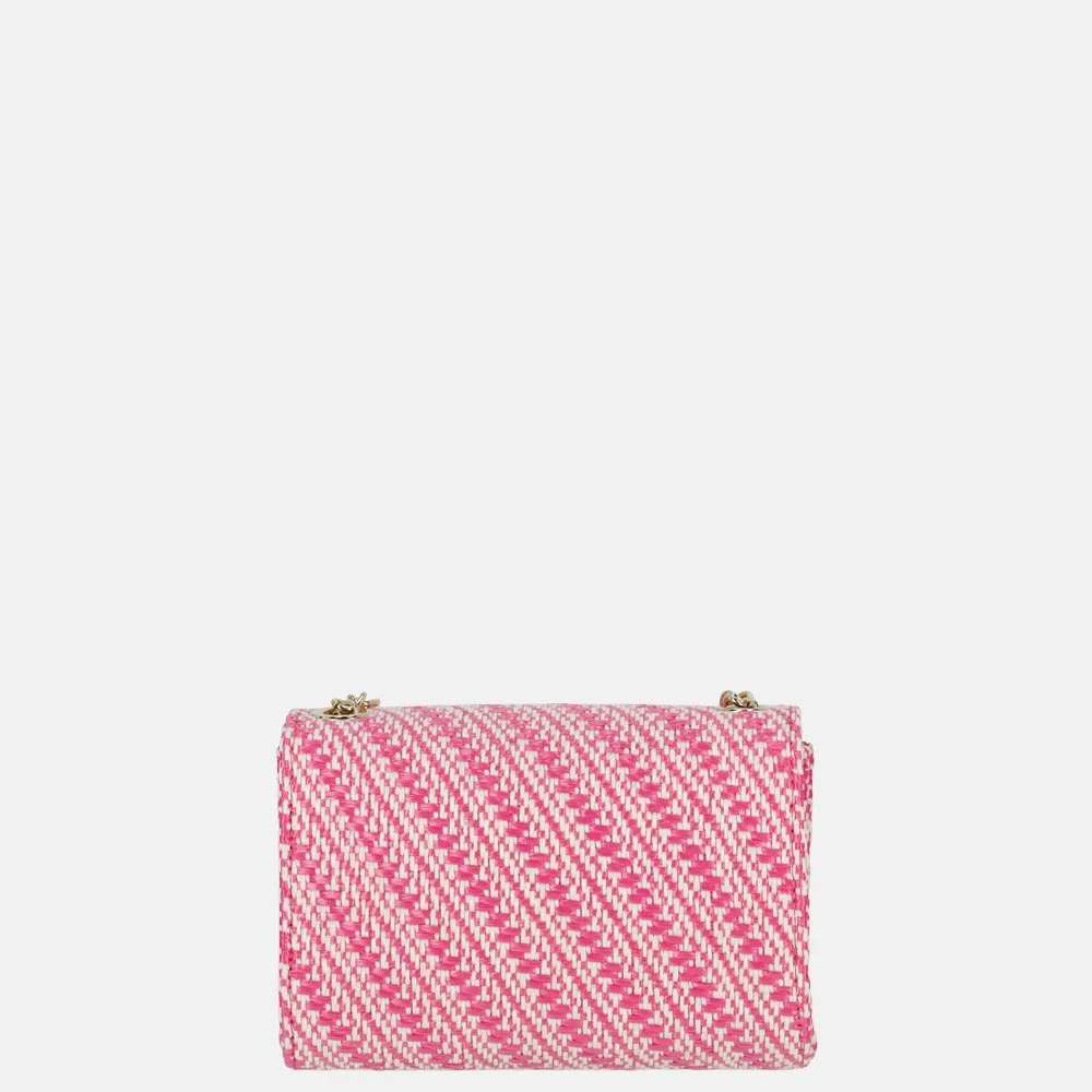 Valentino Bags Divina Summer crossbody tas fucsia/multi bij Duifhuizen
