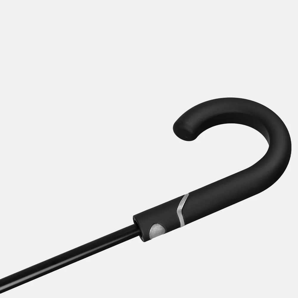 Impliva Falconetti stokparaplu zwart bij Duifhuizen