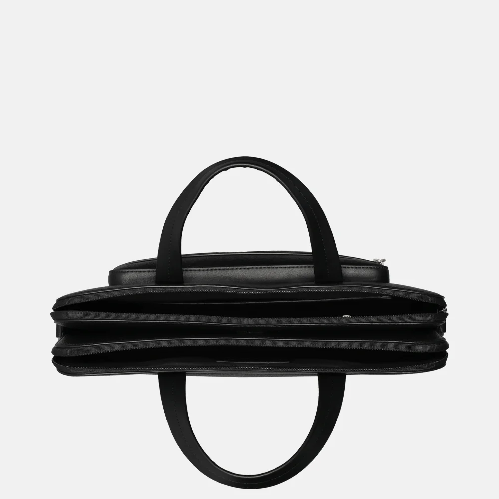 Tommy Hilfiger Central laptoptas BDS black bij Duifhuizen