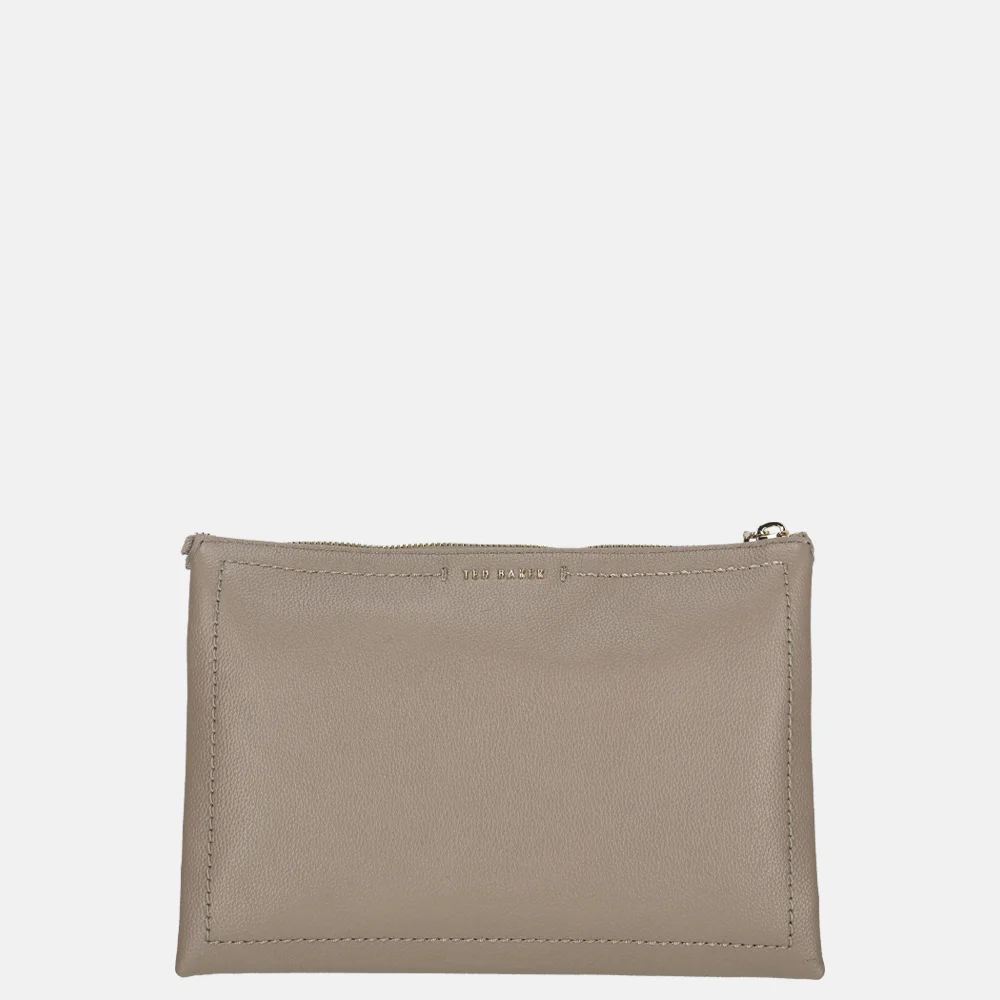 Ted Baker crossbody tas taupe bij Duifhuizen