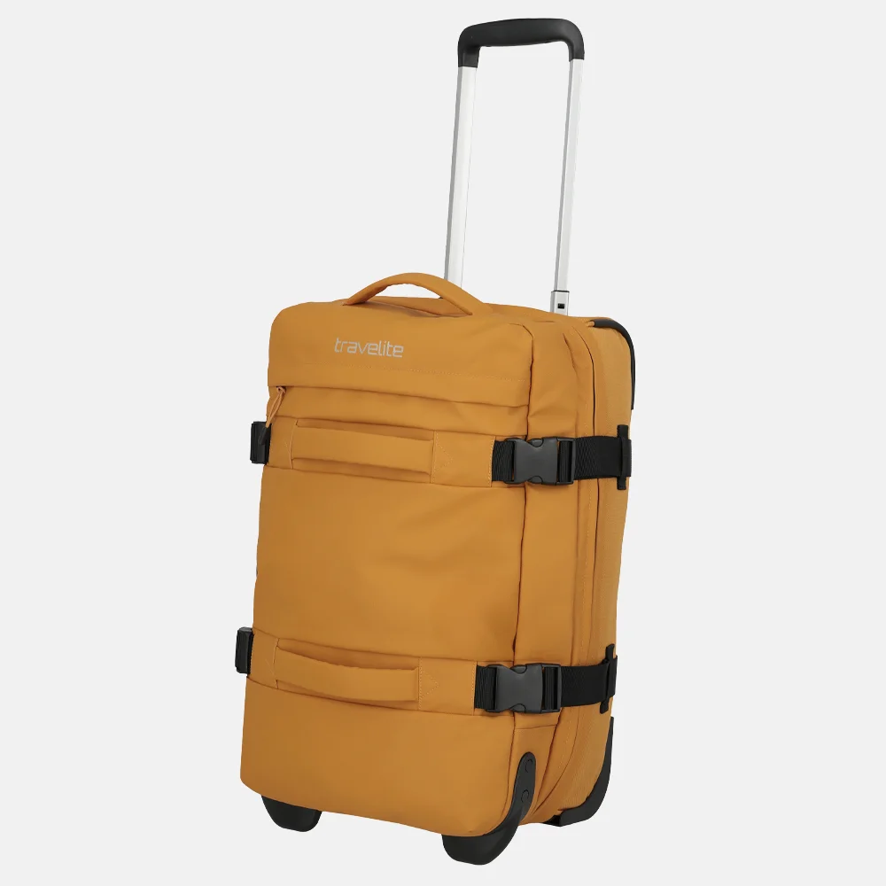 Travelite Bolonia wieltas 53 cm yellow bij Duifhuizen