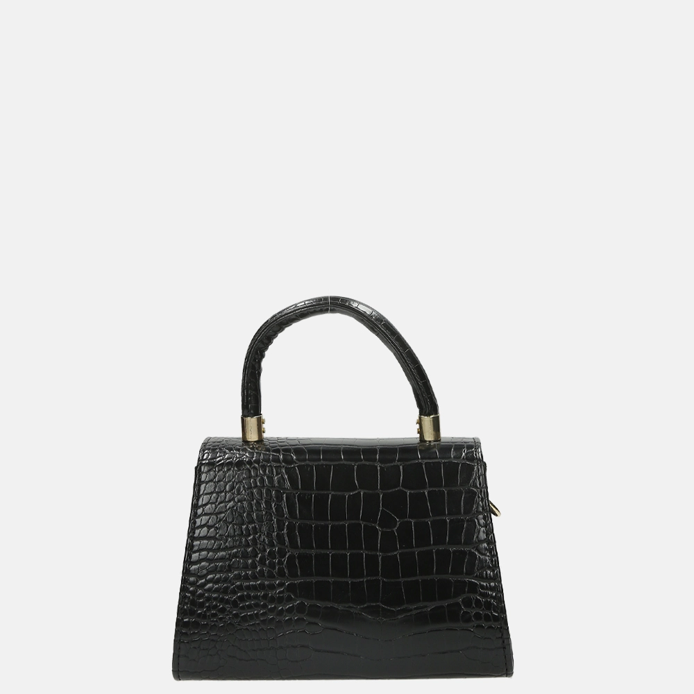Firenze crossbody tas croco black bij Duifhuizen