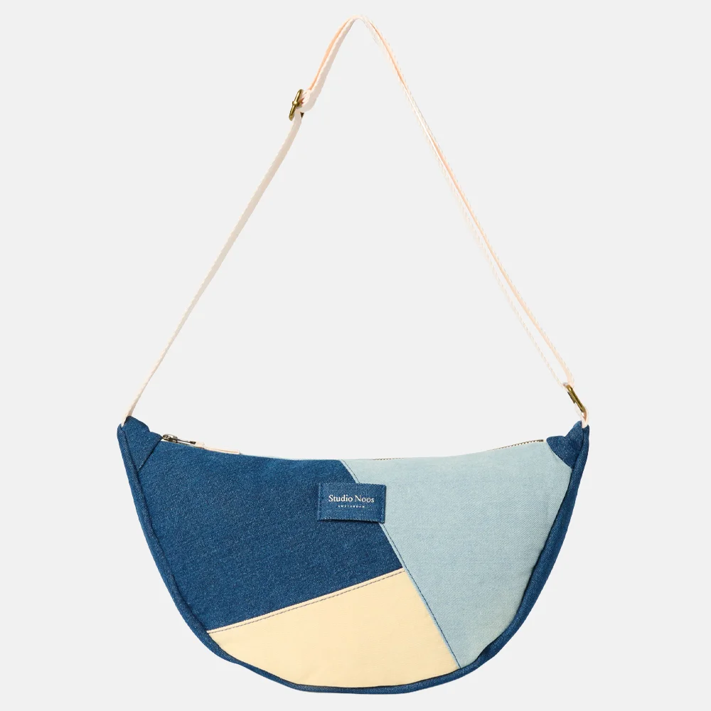 Studio Noos Patchwork adult fanny pack denim bij Duifhuizen
