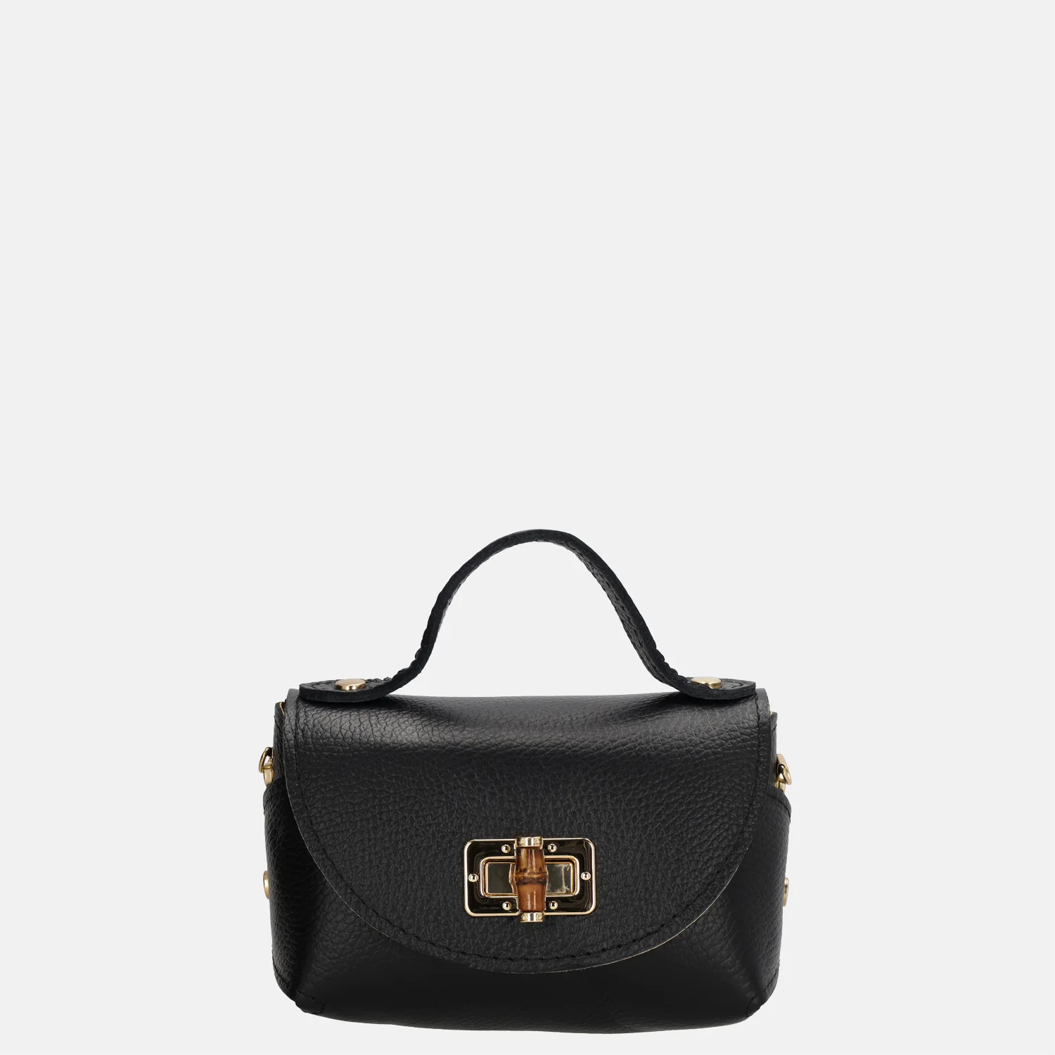 Charm London Bamboo handtas zwart bij Duifhuizen