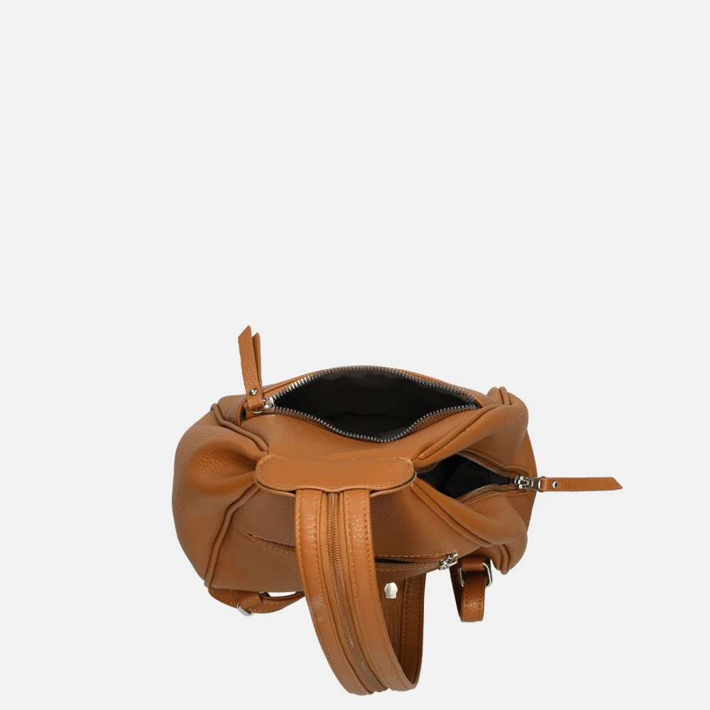 Flora & Co rugzak camel bij Duifhuizen