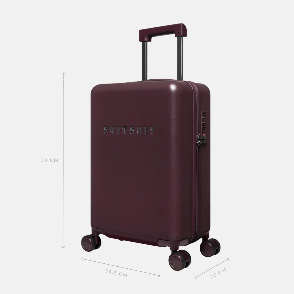Suitsuit Mystique handbagage koffer 55 cm cherry lacquer bij Duifhuizen