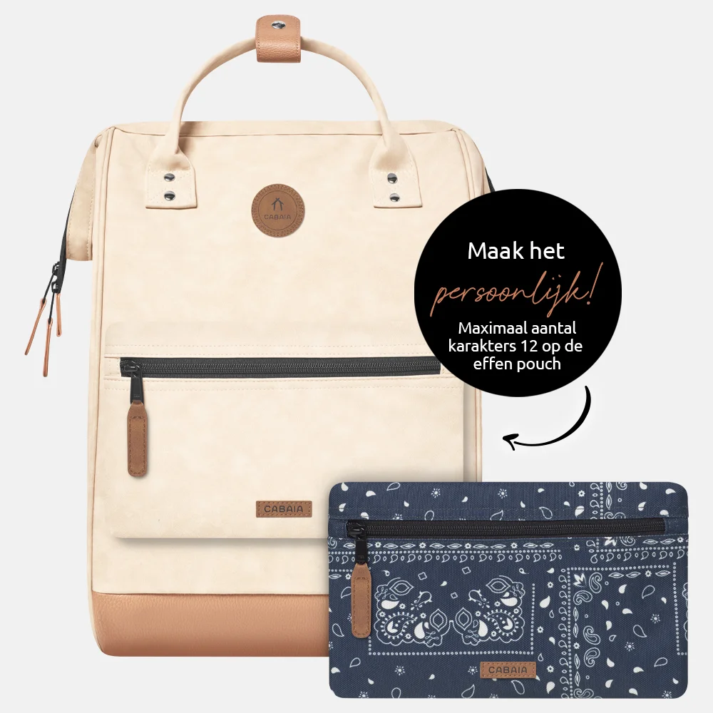 Cabaia Adventurer Nubuck rugzak L 15 inch andenne bij Duifhuizen