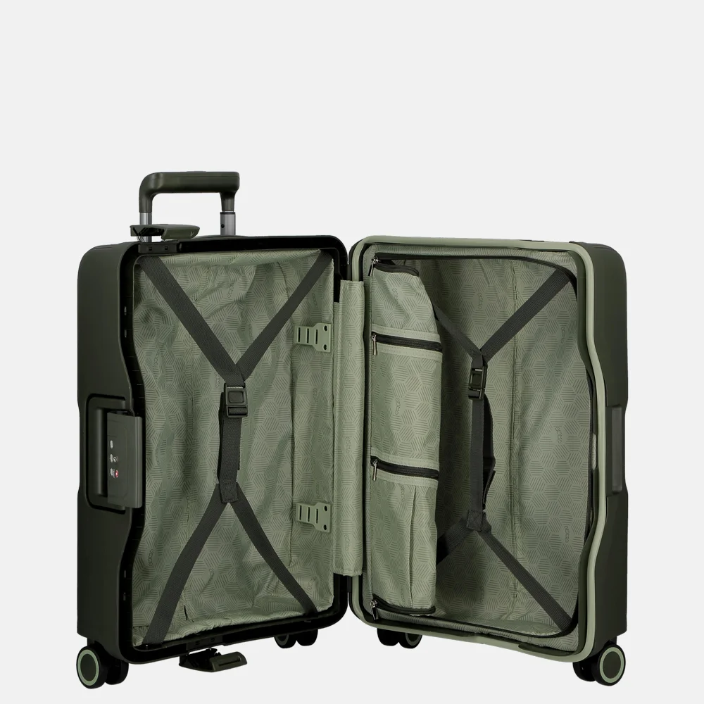 Jump Maxlock handbagage koffer 55 cm kaki bij Duifhuizen