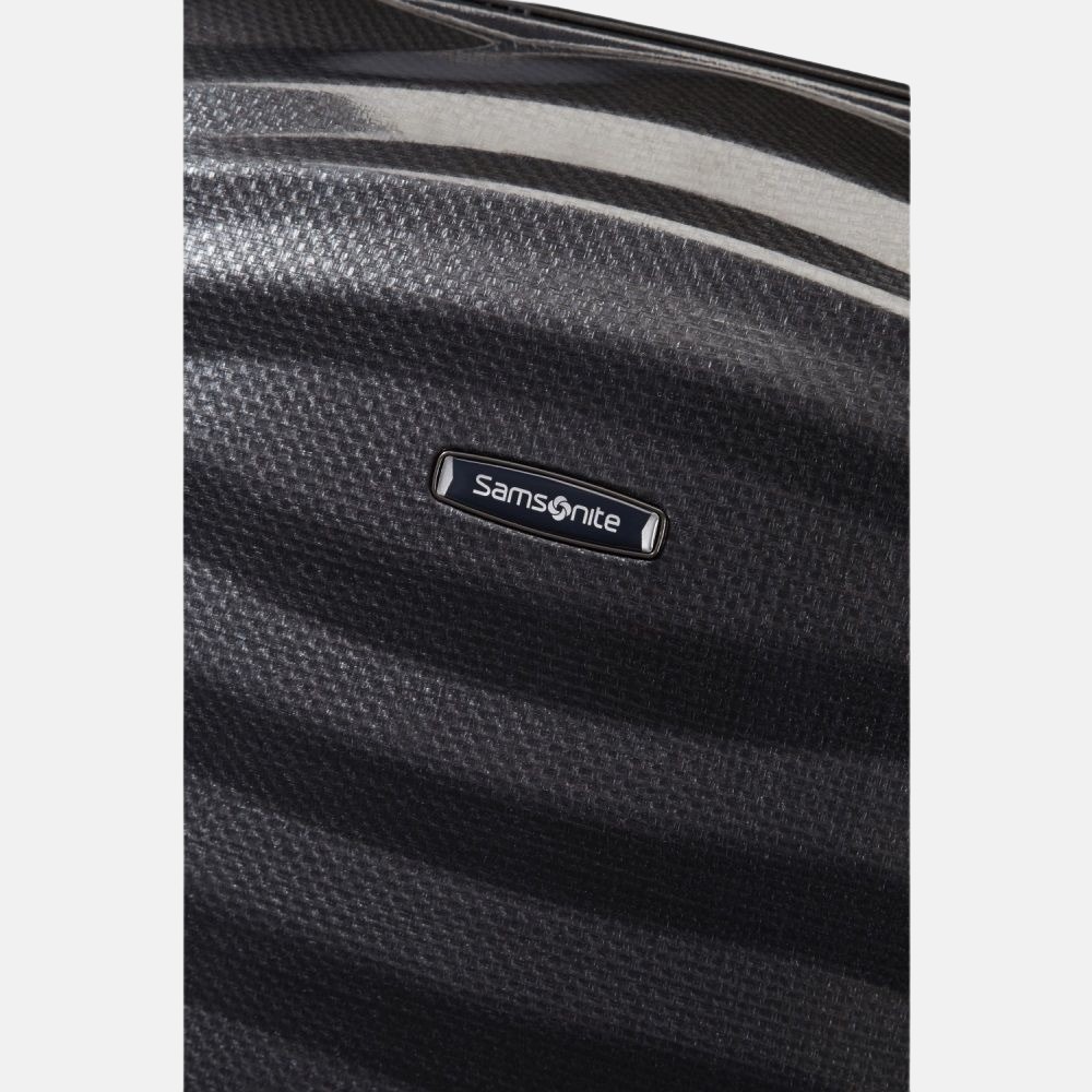 Samsonite Lite-Shock spinner 69 cm black bij Duifhuizen