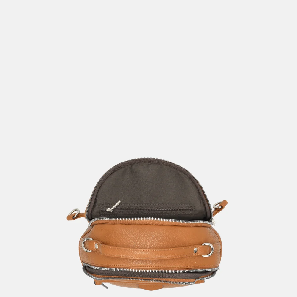 Flora & Co rugzak camel bij Duifhuizen