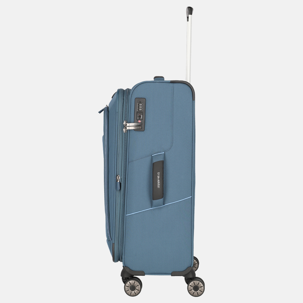 Travelite Skaii koffer 67 cm blue bij Duifhuizen