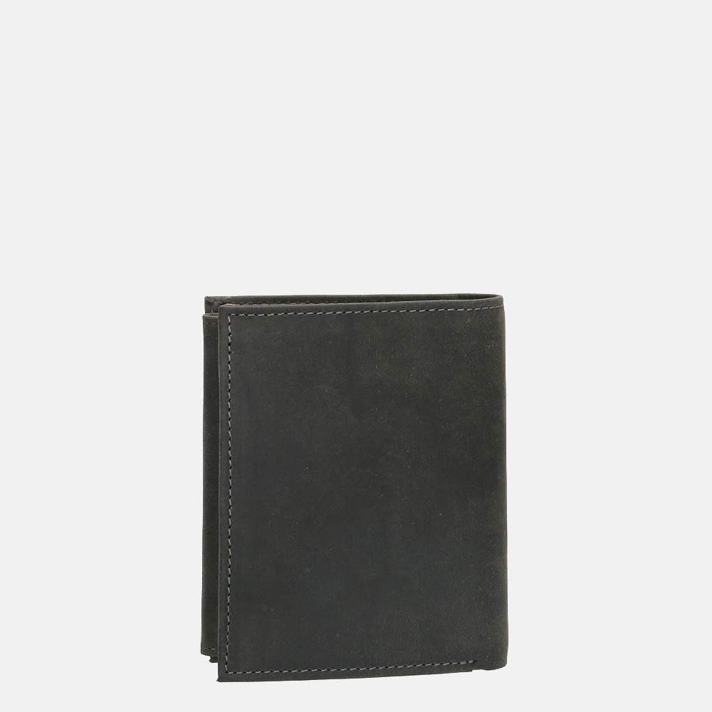 Hide & Stitches Idaho billfold black bij Duifhuizen