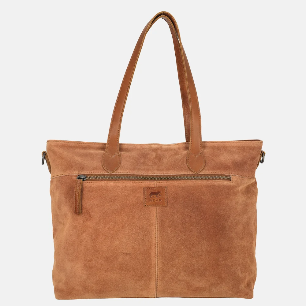 Bear Design shopper L cognac bij Duifhuizen