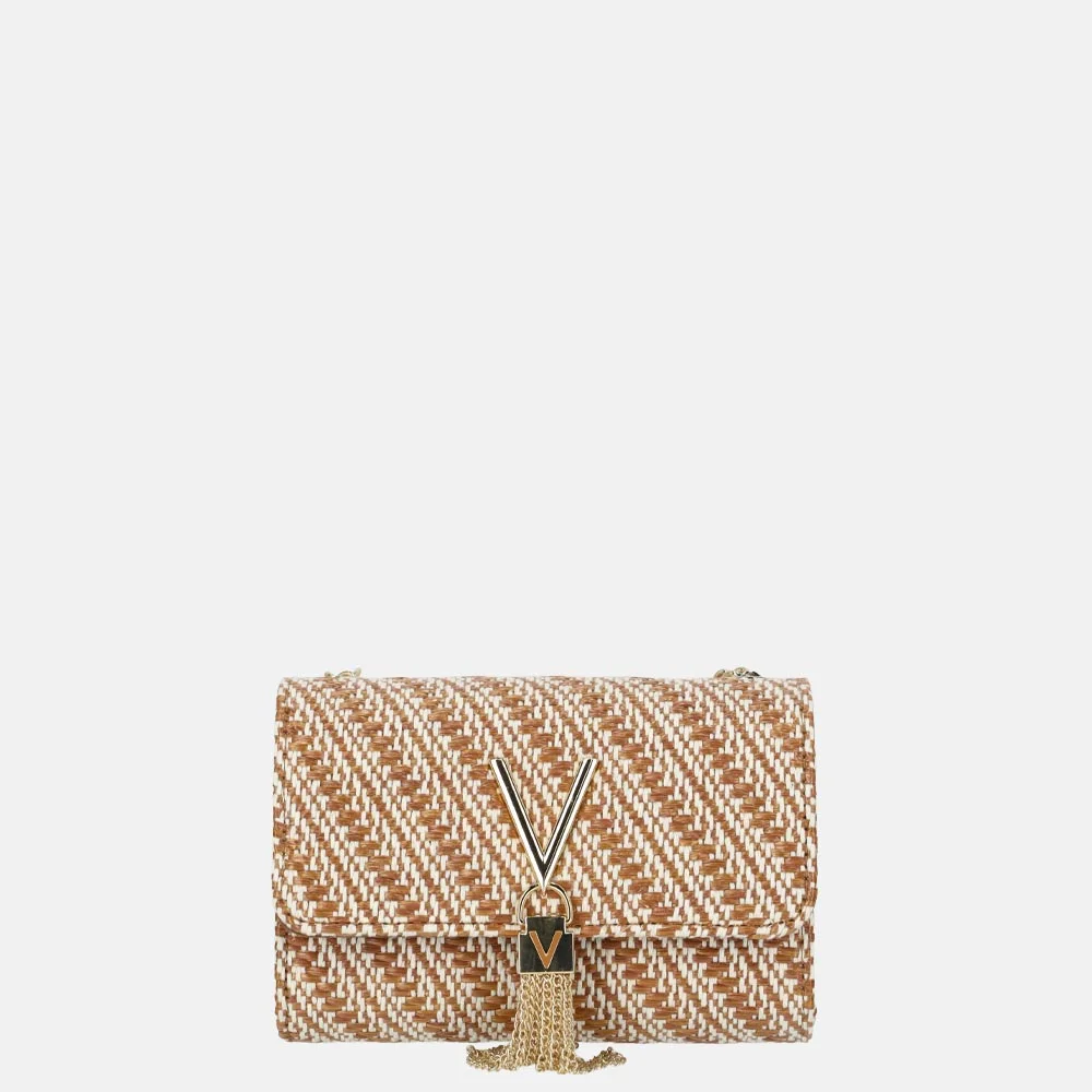 Valentino Bags Divina summer crossbody tas cuoio/multicolor bij Duifhuizen