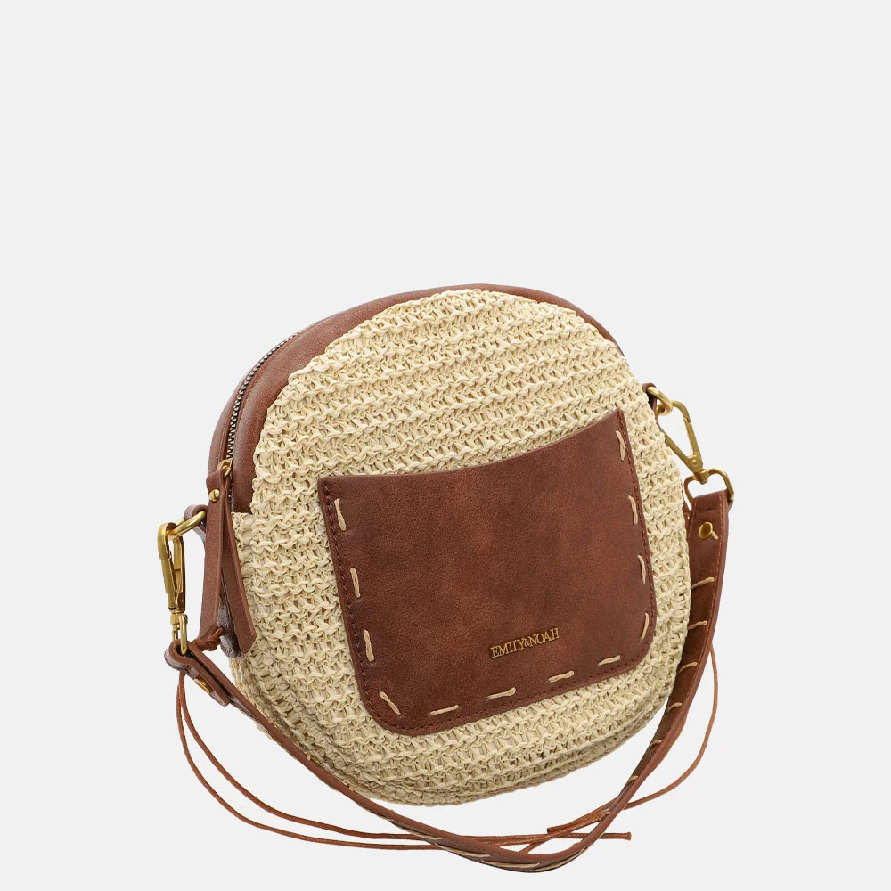 Emily & Noah Birgit crossbody tas Birgit rond sand bij Duifhuizen