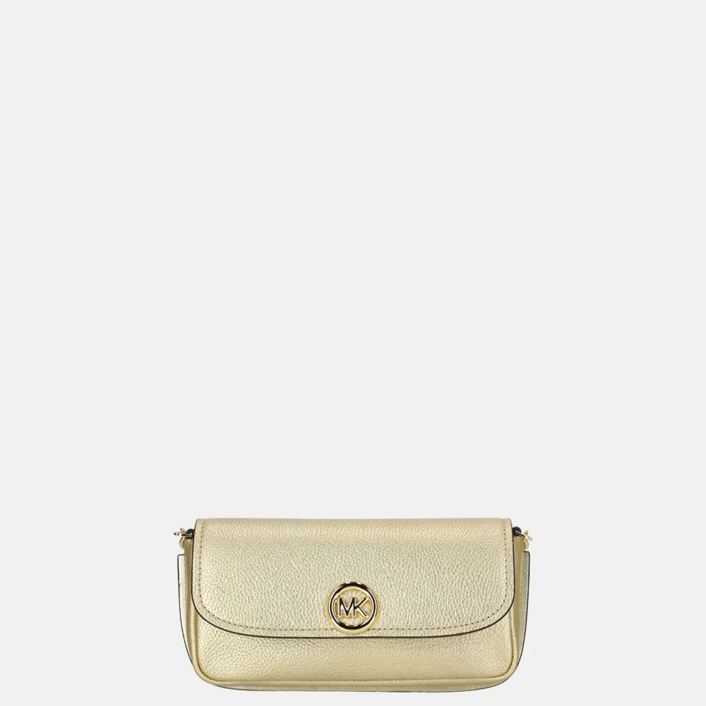 Michael Kors Nolita crossbody tas S pale gold bij Duifhuizen