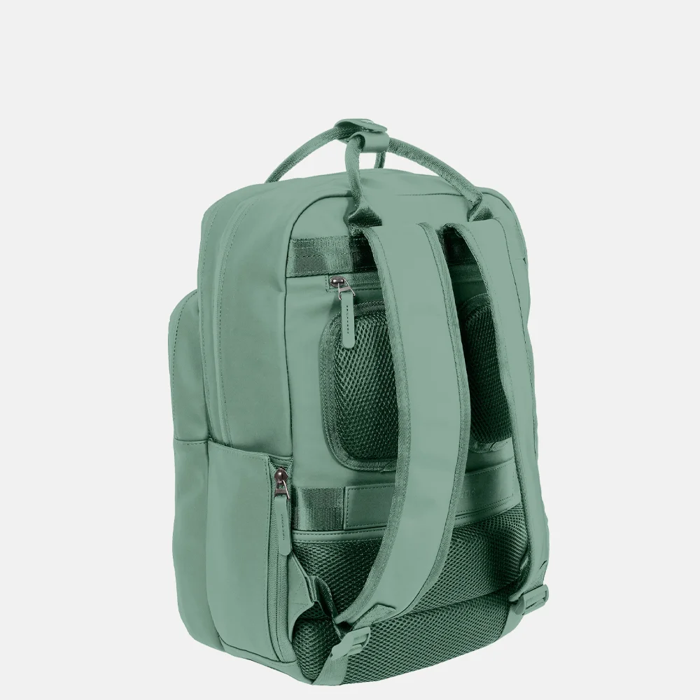 New Rebels William rugzak 15.6 inch salie groen bij Duifhuizen