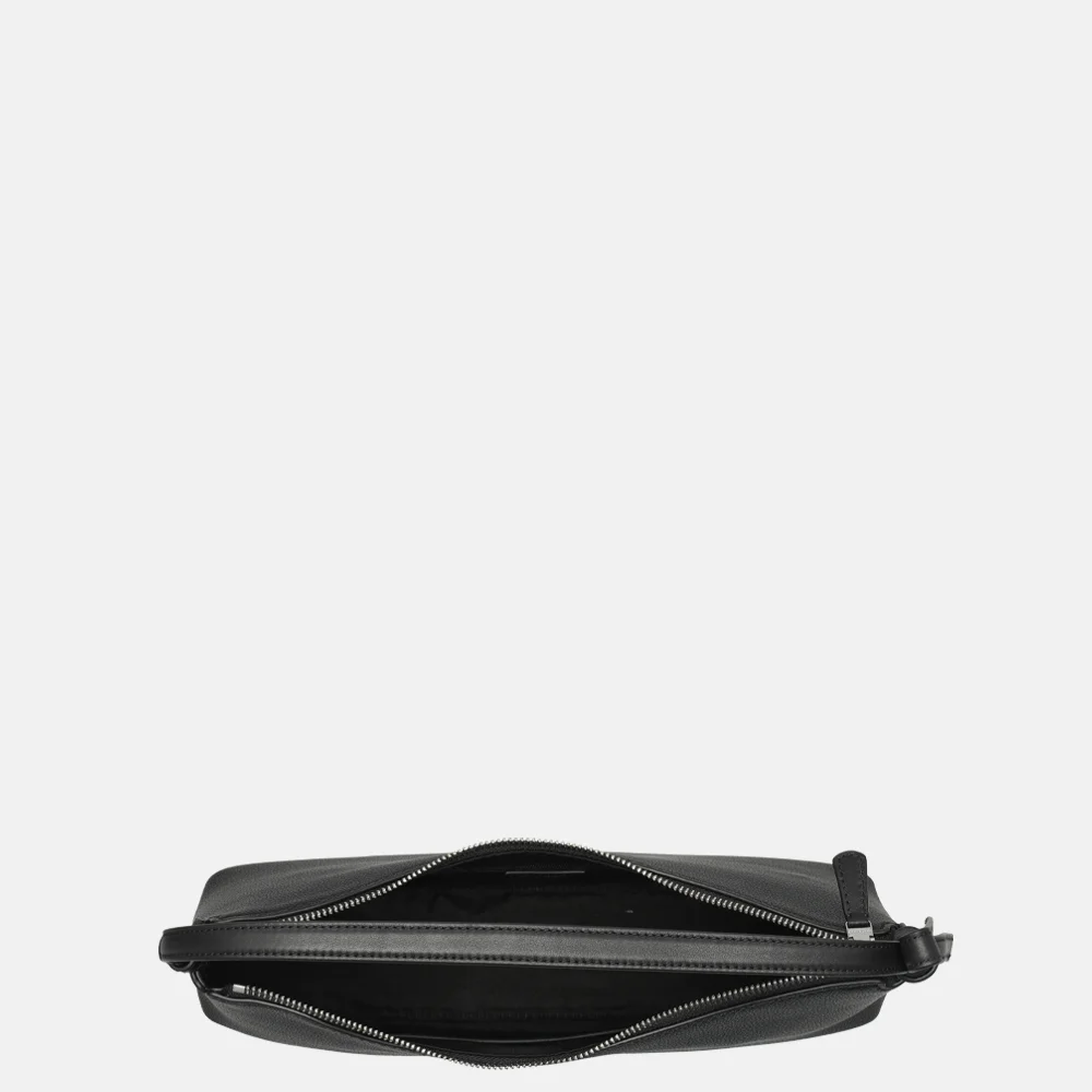 Kate Spade Loop schoudertas pebbled leather black bij Duifhuizen