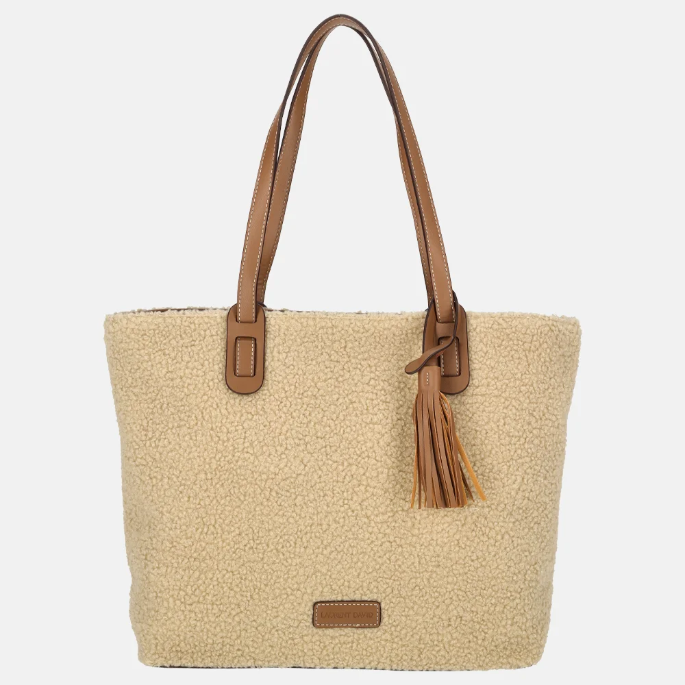 Laurent David shopper teddy taupe