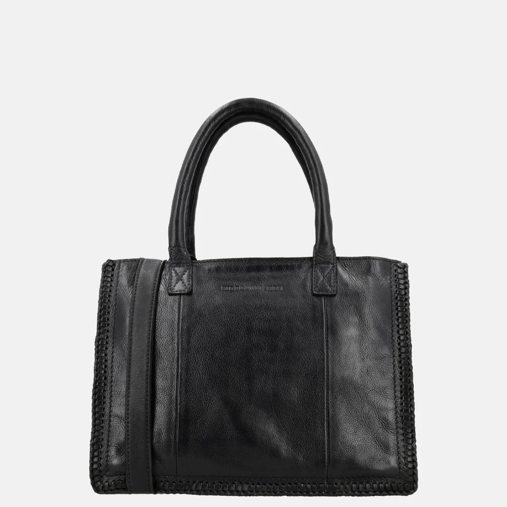 Hide & Stitches Country handtas M zwart bij Duifhuizen