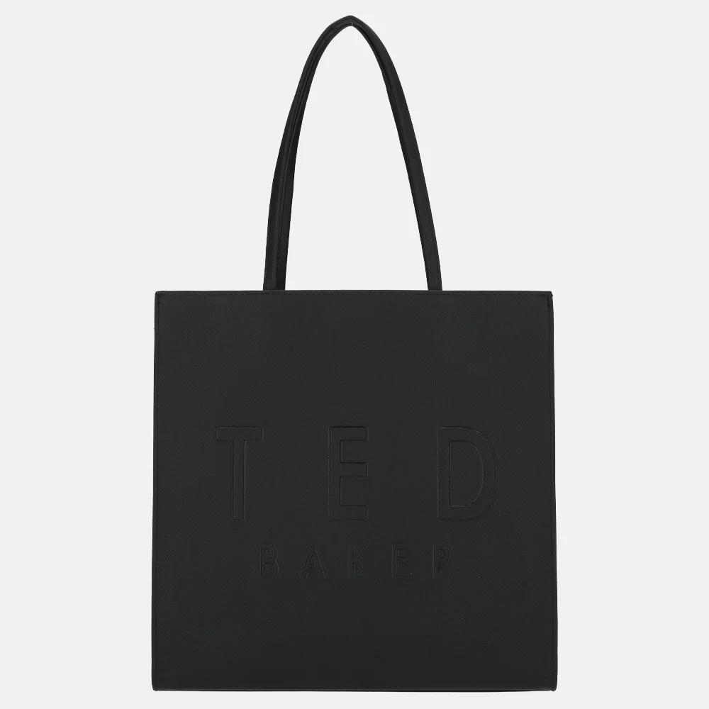 Ted Baker Iconny icon bag shopper L jet black bij Duifhuizen