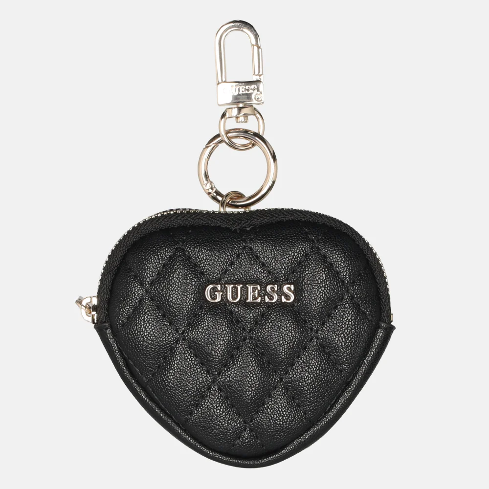 Guess Heart sleutelhanger black bij Duifhuizen