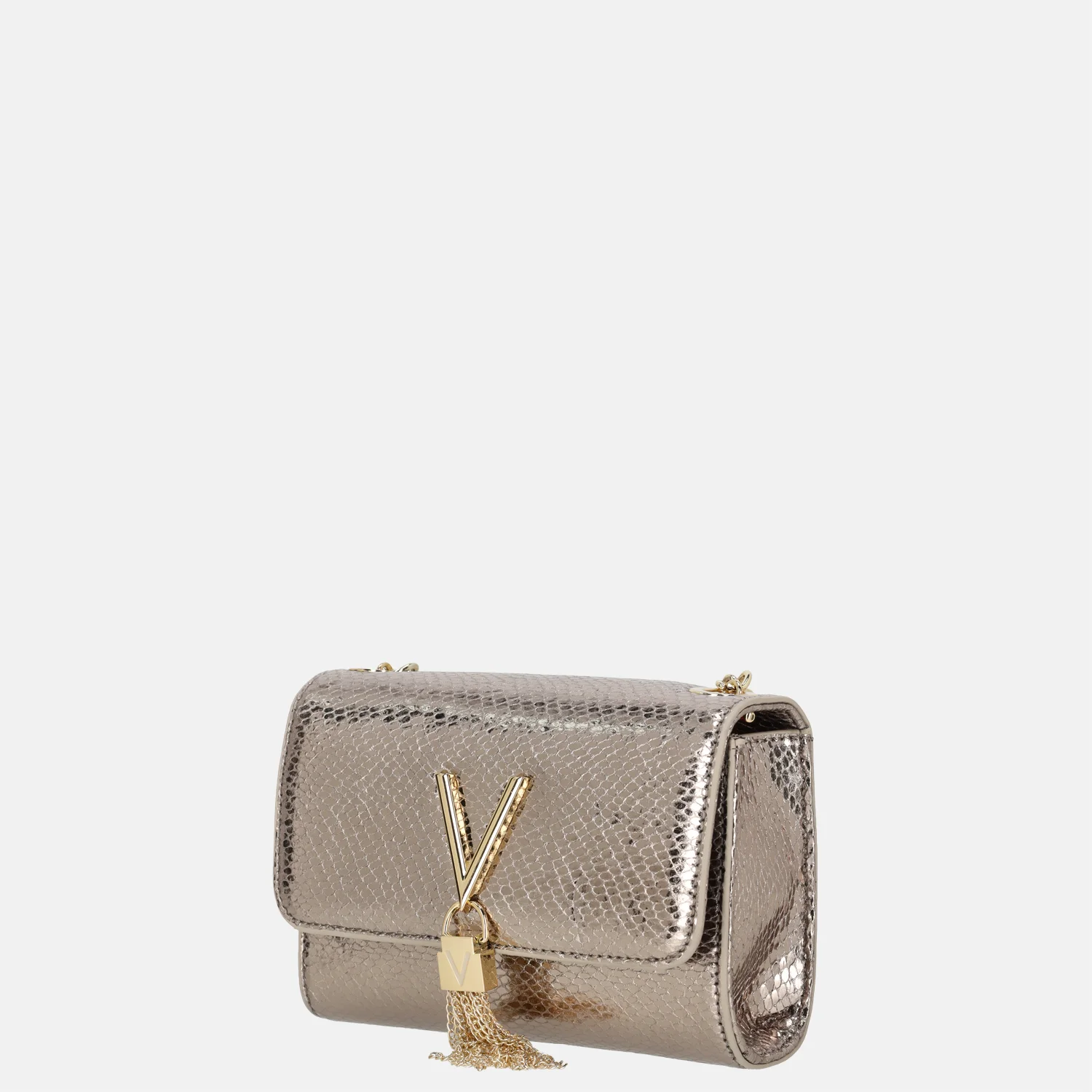 Valentino Bags Divina Winter crossbody tas bronzo bij Duifhuizen