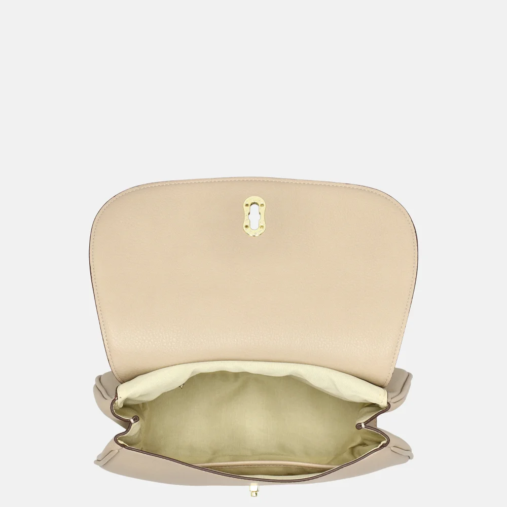 Laurent David Katty crossbody tas M taupe bij Duifhuizen